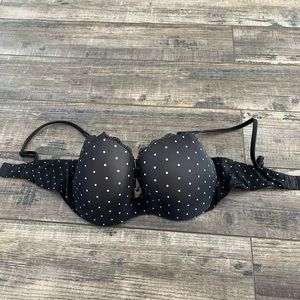 Polkadot, Victoria’s Secret bra.